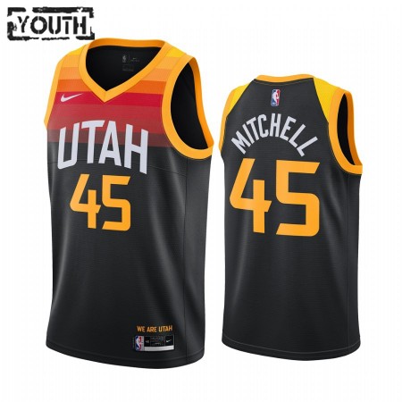 Maillot Basket Utah Jazz Donovan Mitchell 45 2020-21 City Edition Swingman - Enfant